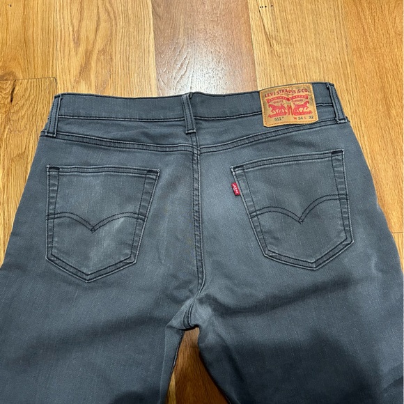 Levi’s men’s 511 grey stretch skinny jeans W 34 L 32 - Picture 2 of 9